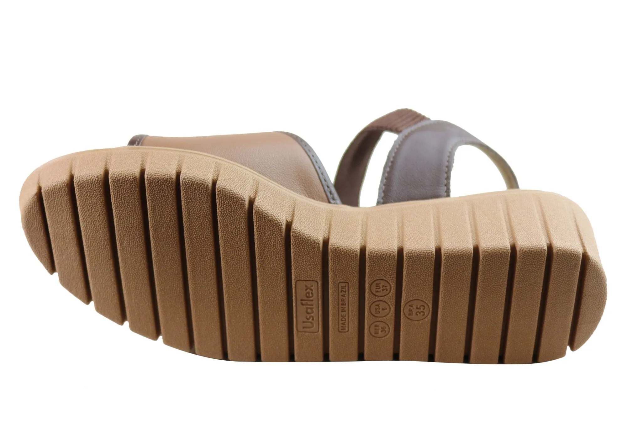 Usaflex Josa Damen Bequeme Ledersandalen Hergestellt In Brasilien Usaflex Schuhe