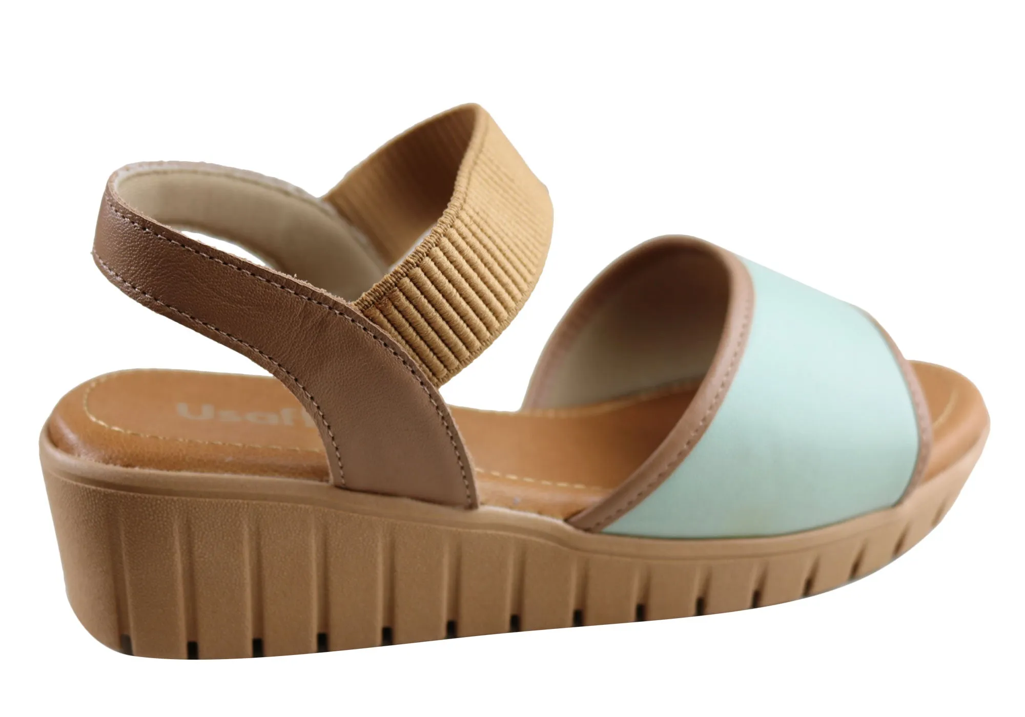 Usaflex Josa Damen Bequeme Ledersandalen Hergestellt In Brasilien Usaflex Schuhe