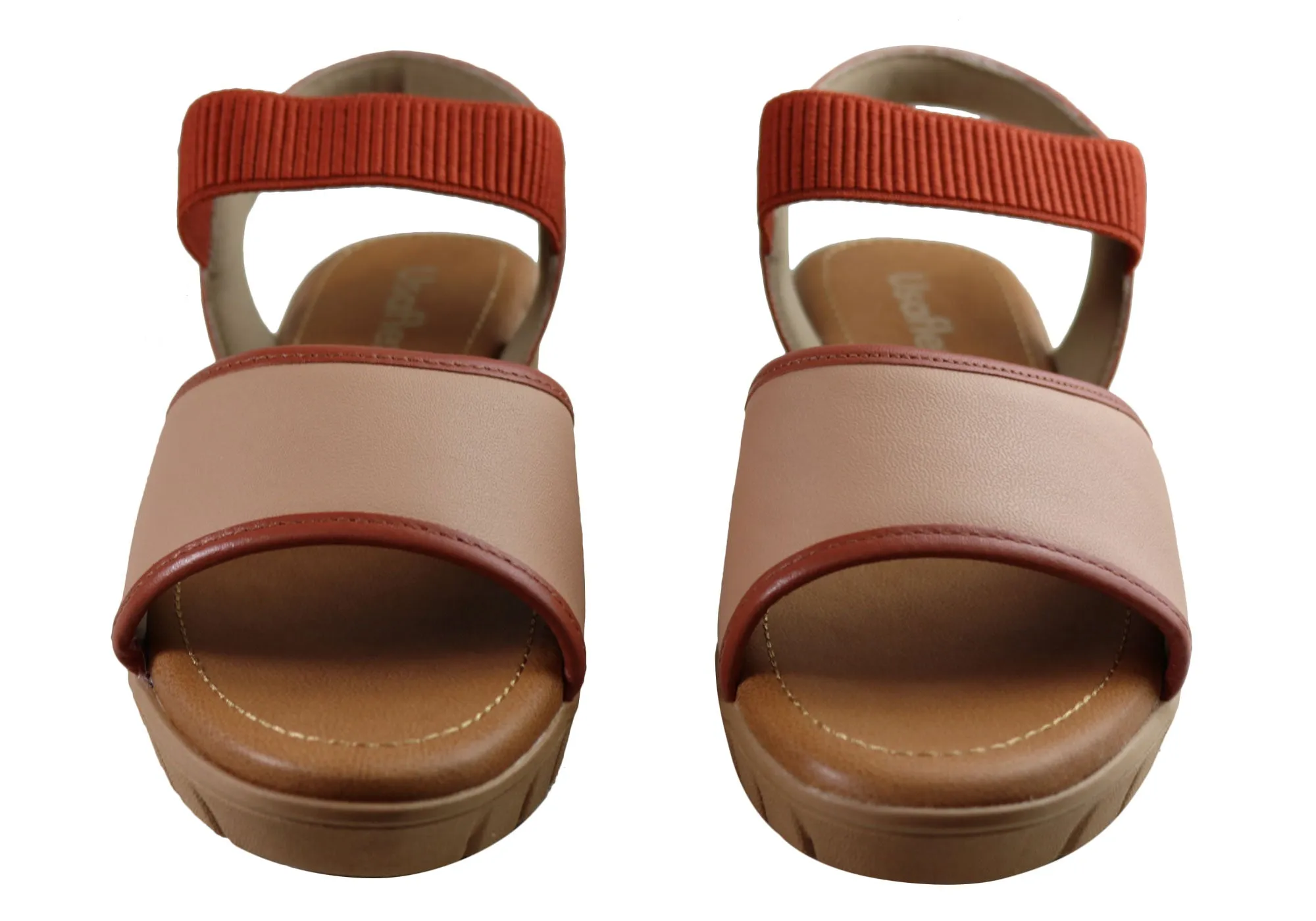 Usaflex Josa Damen Bequeme Ledersandalen Hergestellt In Brasilien Usaflex Schuhe