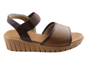 Usaflex Josa Damen Bequeme Ledersandalen Hergestellt In Brasilien Usaflex Schuhe