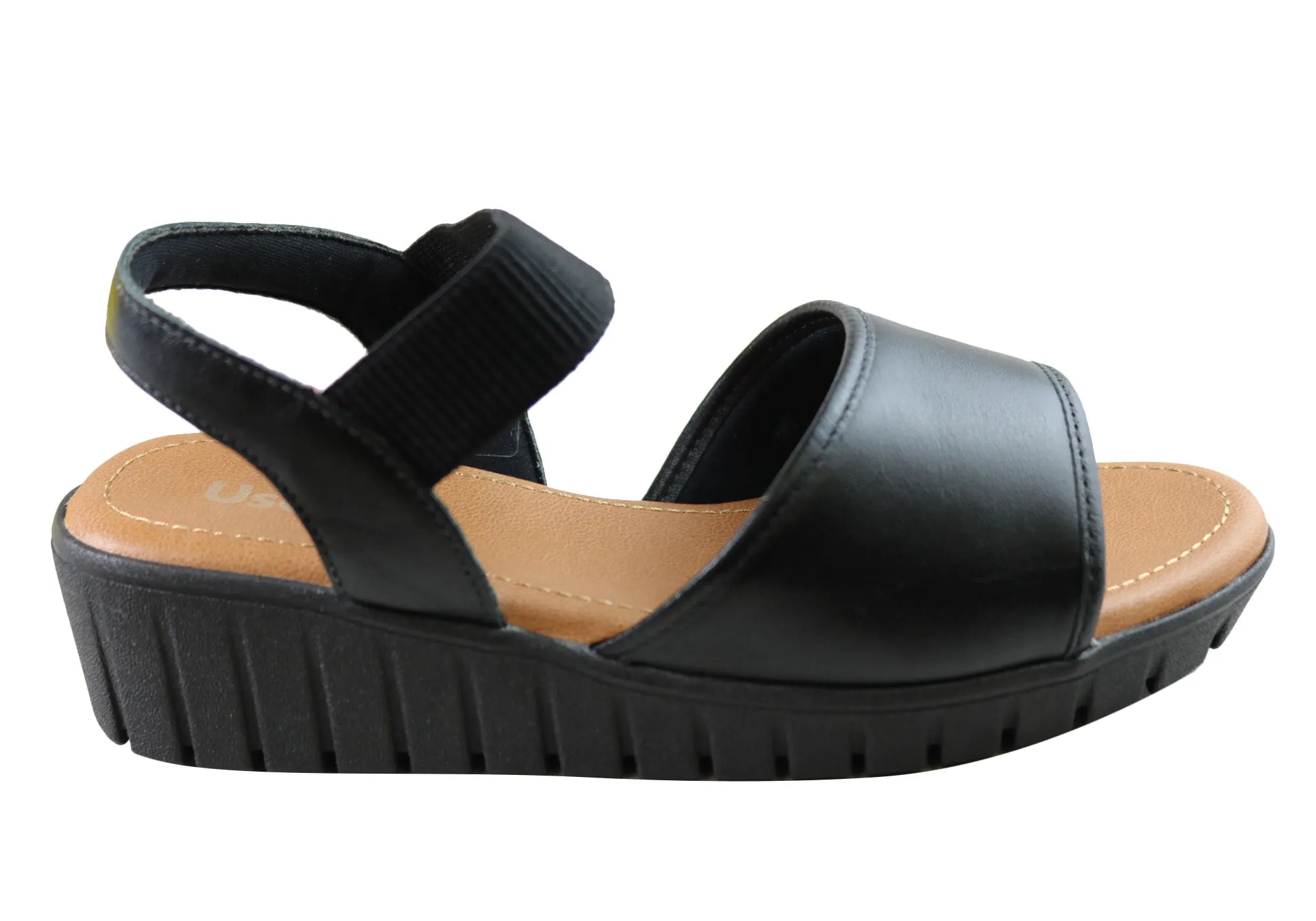 Usaflex Josa Damen Bequeme Ledersandalen Hergestellt In Brasilien Usaflex Schuhe