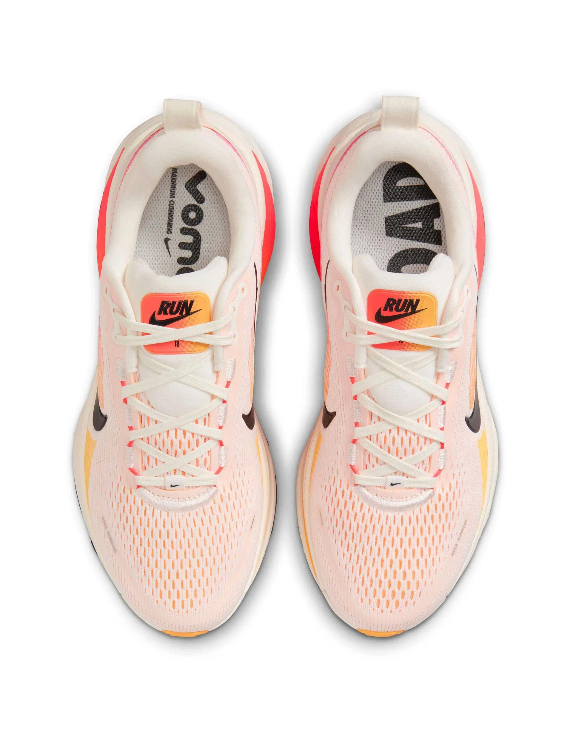 Vomero 18 Laufschuhe - Segel/Helles Karmesin/Laserorange/Schwarz