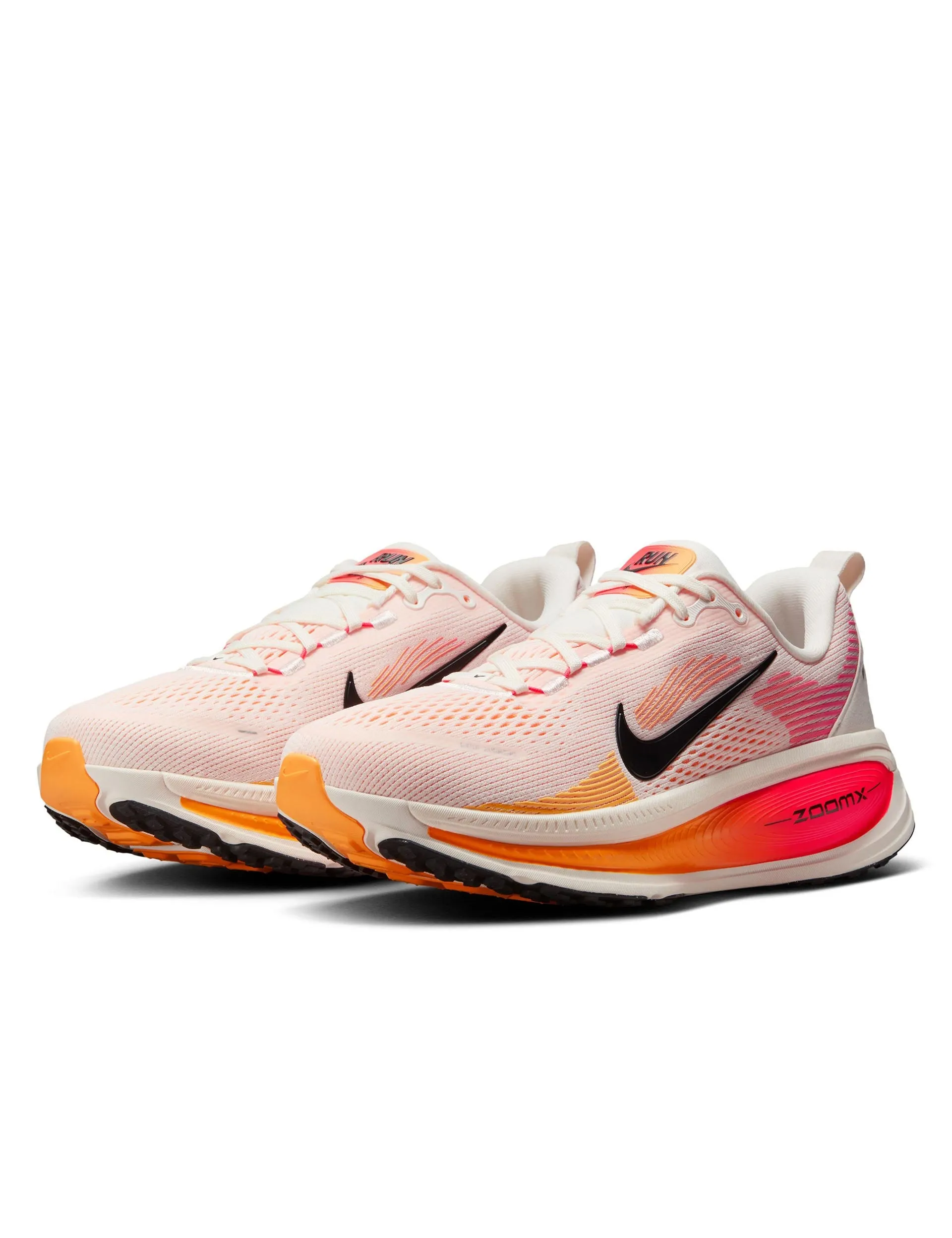 Vomero 18 Laufschuhe - Segel/Helles Karmesin/Laserorange/Schwarz