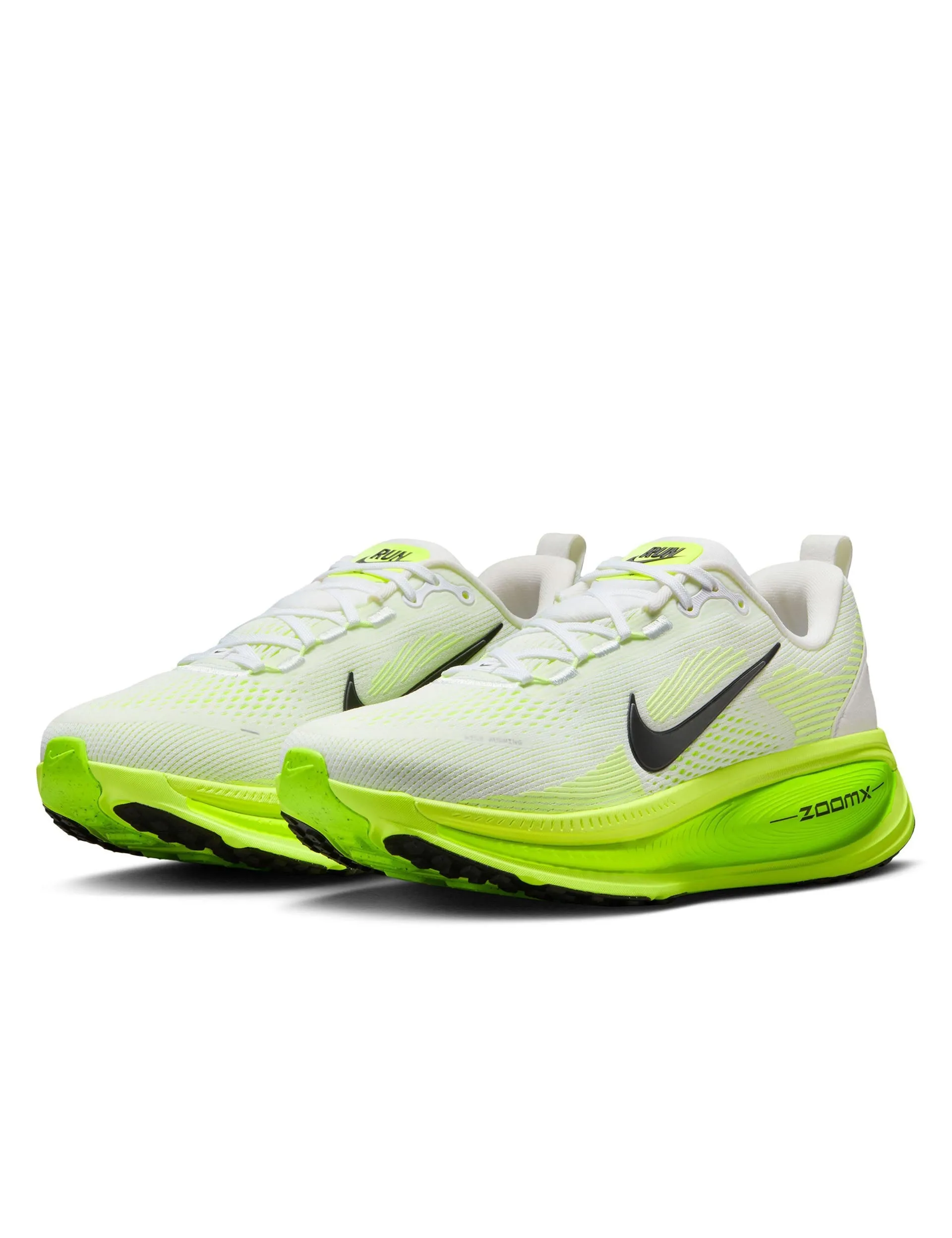 Vomero 18 Laufschuhe - Weiß/Elektrisches Grün/Volt/Schwarz Schuhe_Nike_Trainer