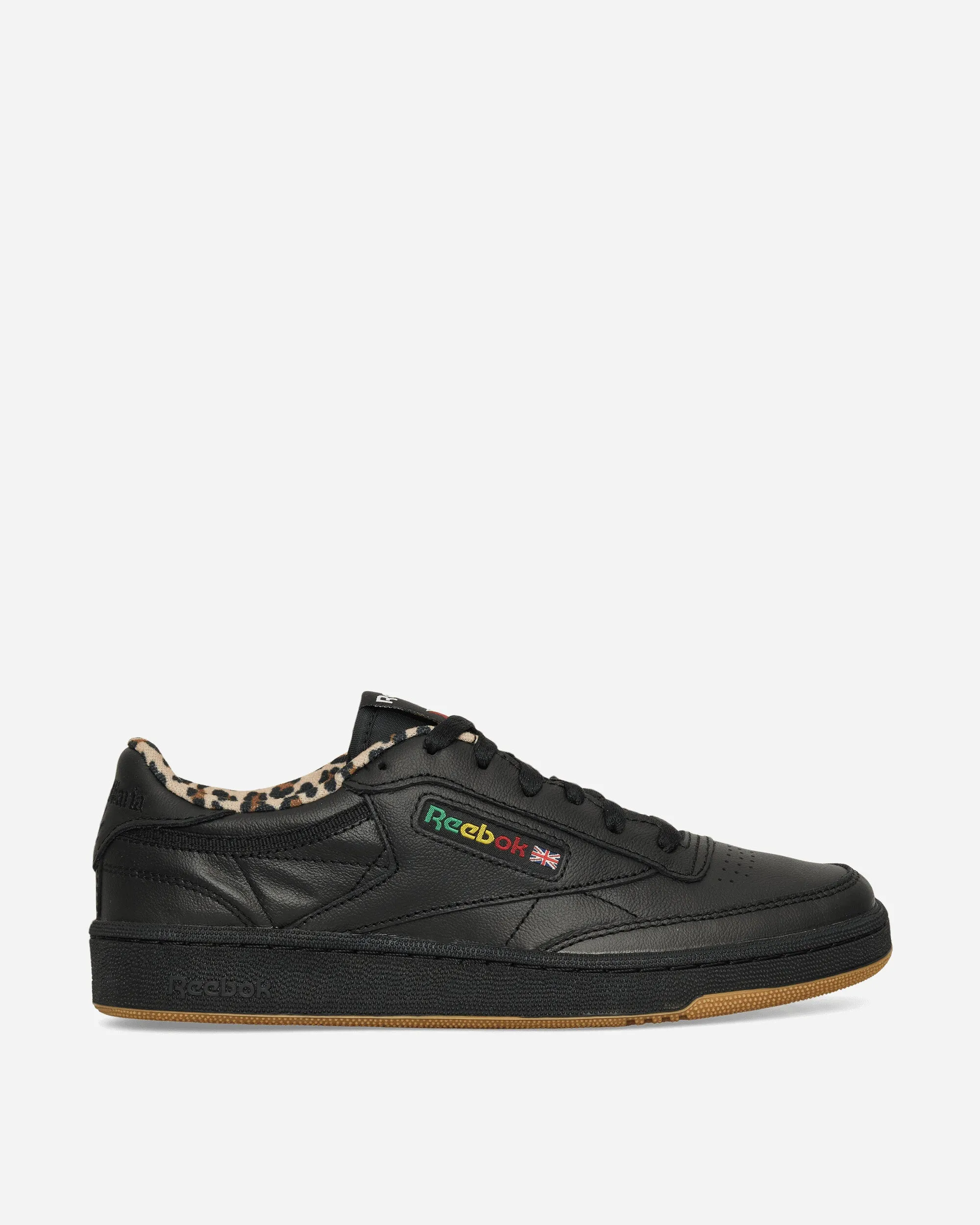 WACKO MARIA Club C 85 Vintage Sneakers Schwarz / Leopard