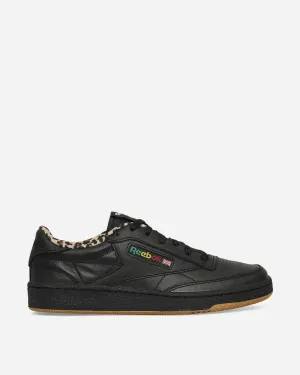WACKO MARIA Club C 85 Vintage Sneakers Schwarz / Leopard
