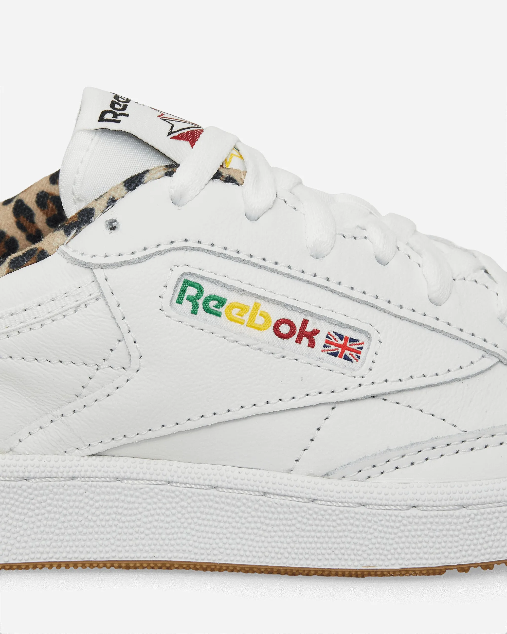 WACKO MARIA Club C 85 Vintage Sneakers Weiß / Leopard