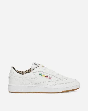 WACKO MARIA Club C 85 Vintage Sneakers Weiß / Leopard