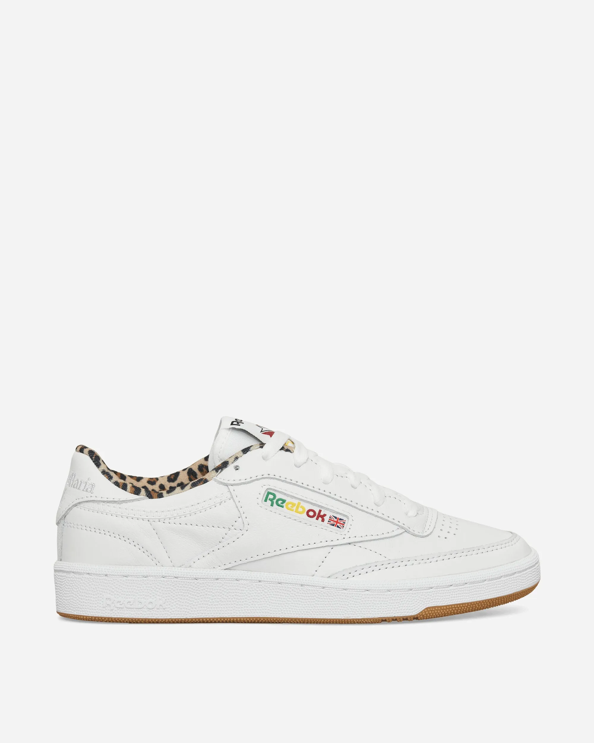 WACKO MARIA Club C 85 Vintage Sneakers Weiß / Leopard