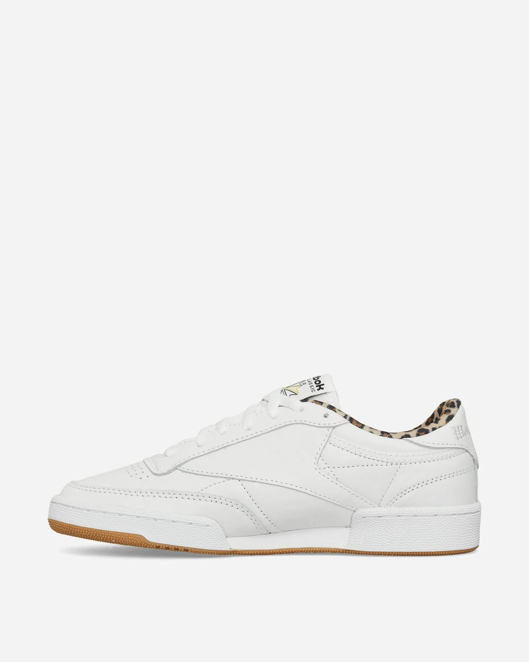 WACKO MARIA Club C 85 Vintage Sneakers Weiß / Leopard