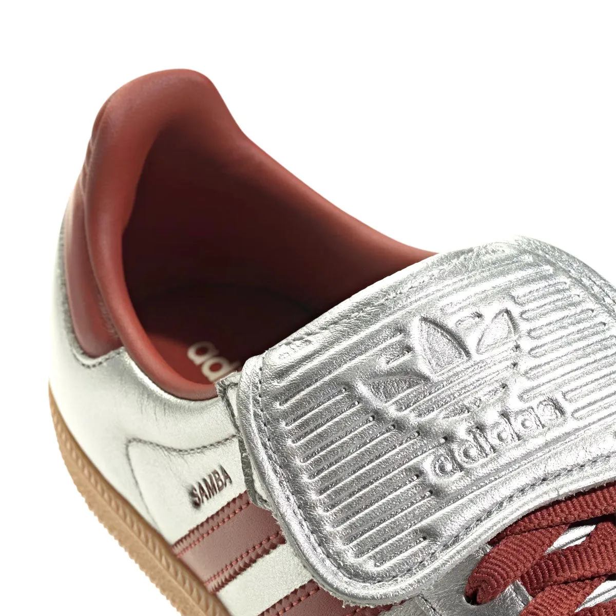 Wmns Samba Long Tongue 'Silber Metallic Preloved Rubin'