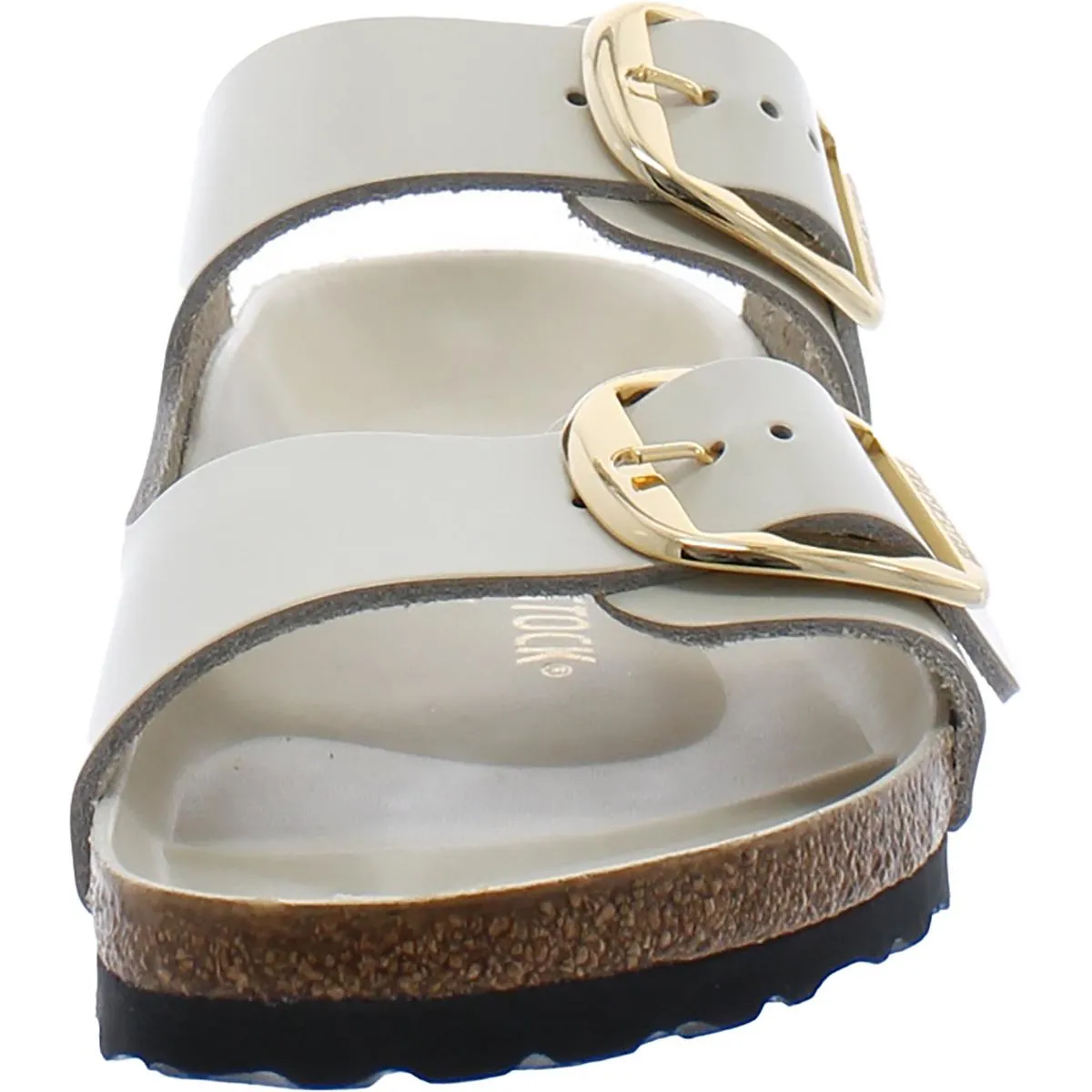 Damen Kunstleder Schlupf-Sandalen