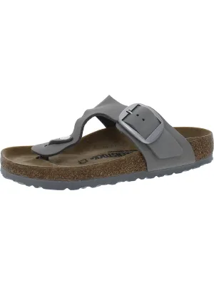 Damen Lederschlupfsandalen