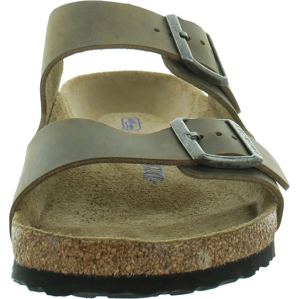 Damen Leder Soft-Fußbett Schlappen Sandalen
