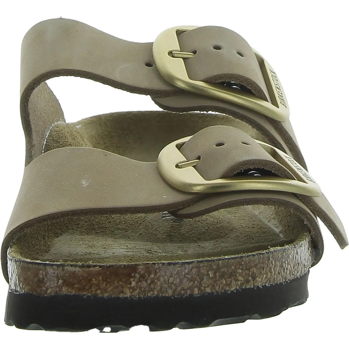 Damen Wildleder Schlupf-Sandalen mit Fußbett