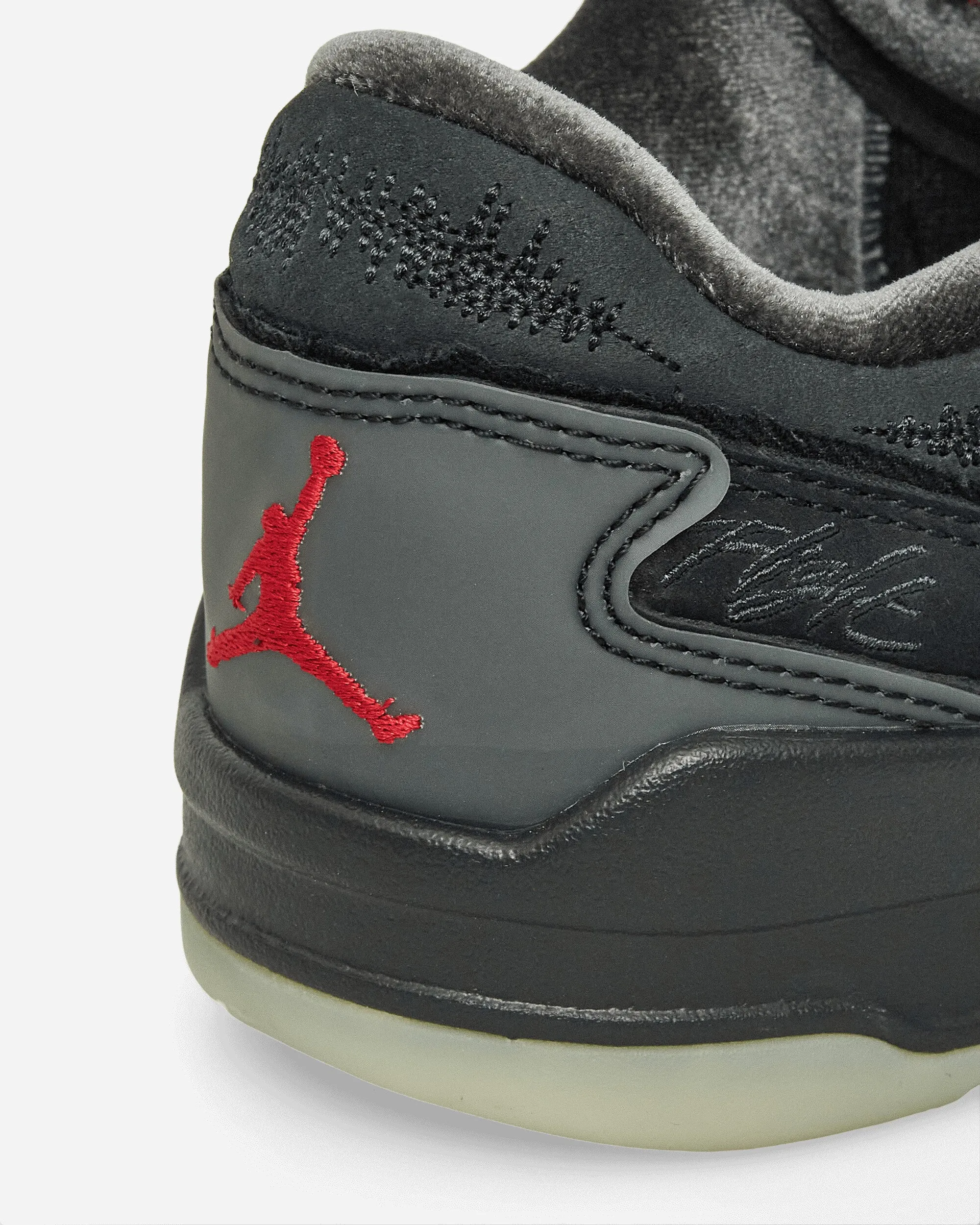 Damensneaker Téla Jordan Flight Court Schwarz / Hochschulrot